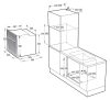 Gorenje BOS6737E13BG beépíthető sütő, légkeveréses, 77 liter, 3,5 kW