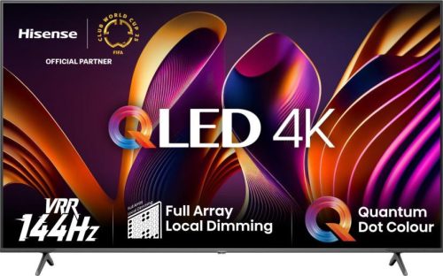 Hisense 75E7NQPRO 4K UHD Smart QLED televízió, 400cd/m2, 144Hz, 1200:1, 8ms, 75" (189cm)