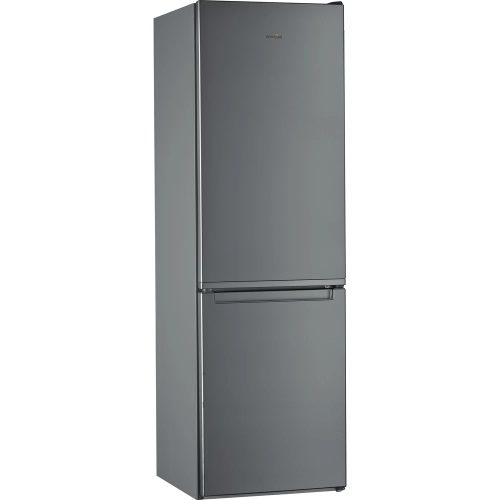 Whirlpool W5 821EOX2 alulfagyasztós hűtőszekrény, 228/111 liter kapacitás, inox