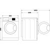 Whirlpool FFT M11 8X3 EE hőszivattyús szárítógép, 8 kg, 64 dB, fehér