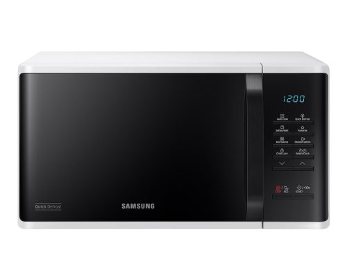 Samsung MS23K3513AW/EO kerámia bevonatos mikrohullámú sütő, 23liter, 800Watt, digitális, fehér