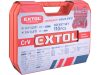 Extol 8818338 Premium dugókulcs klt., CV., racsnis 45fog ; 1/4" és 1/2", 110db, 4-32mm, 32db bit(lapos, kereszt,imbusz,torx), gyertyakulcs