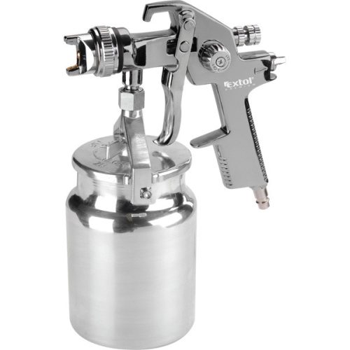 Extol Premium 8865055 festékszóró, alsótartályos, 1000ml, HVLP, fúvóka, 1,4mm, max. 410 l/min, 3 Bar, 1/4" tömlőcsatlakozó, 0,7kg