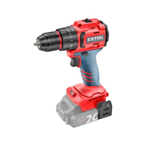 Extol Premium 8891807 akkus ütvefúró- és csavarozó, Share20V, 20V, Li-ion, 50Nm, AKKU és TÖLTŐ NÉLKÜL