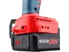 Extol 8891814 Premium akkus ütvecsavarozó, Share20V, szénkefementes, 1/4" hatszög, Li-ion; 20V akku: 2 Ah, töltő, 230 Nm
