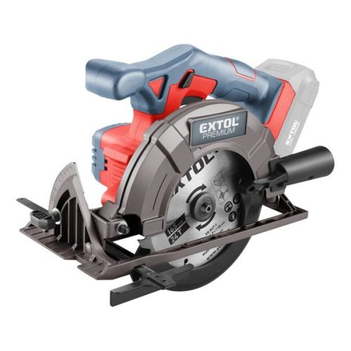 Extol 8891823 Premium akkumulátoros körfűrészgép, Share20V, 20V, Li-ion, 0-3650 ford/perc, 165 mm tárcsa, (akku és töltő nélkül)
