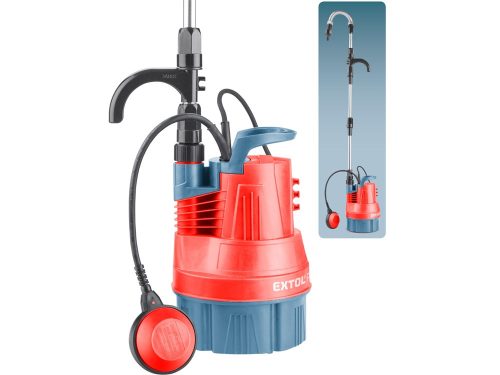 Extol Premium 8895015 esővíz (hordó-ürítő) szivattyú tiszta vízhez, úszókapcsolóval, 350 W, 5 m3/h