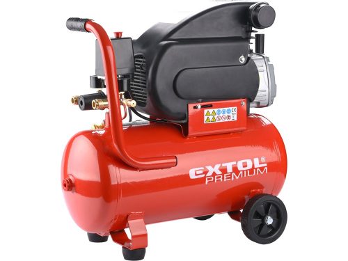 Extol Premium 8895310 olajos légkompresszor, 1500 W, 24 l tartály, 8 bar, 200 l/perc