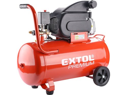 Extol Premium 8895315 olajos légkompresszor, 1800 W, 50 l tartály, 8 bar, 235 l/perc