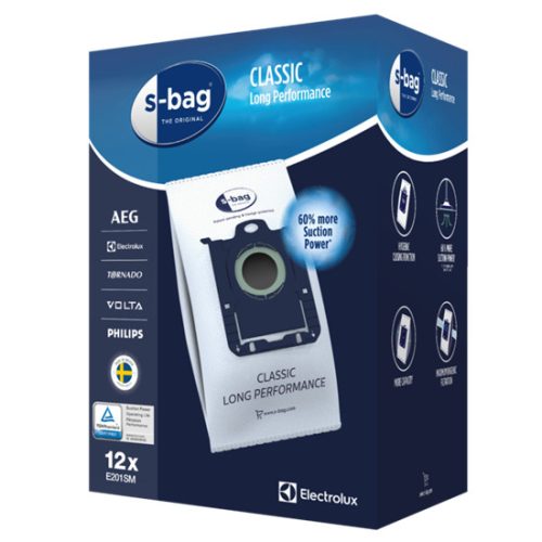 Electrolux E201SM S-bag szintetikus porzsák (12db/csomag)