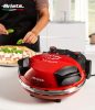 Ariete 909/10 Da Gennaro pizzasütő, 1200Watt, 32cm átmérő, max. 400 °C, 5fokozat, időzítő, piros