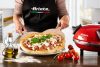 Ariete 909/10 Da Gennaro pizzasütő, 1200Watt, 32cm átmérő, max. 400 °C, 5fokozat, időzítő, piros