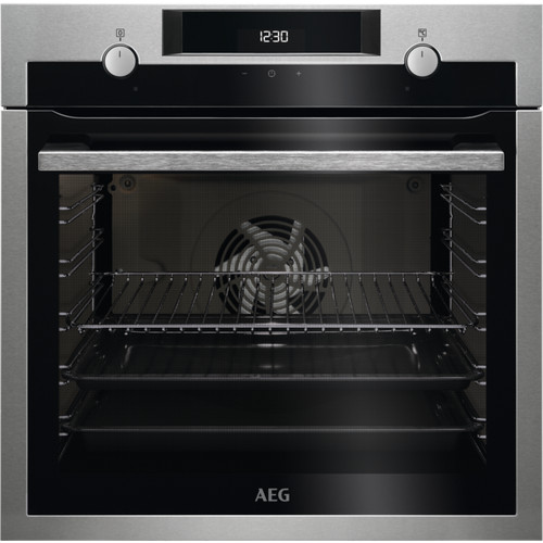 AEG BCE455351M SteamBake beépíthető sütő, 71liter, ezüst