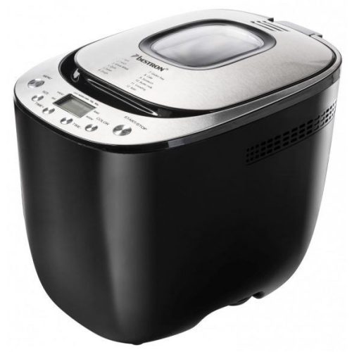 Bestron ABM3000B kenyérsütő, 550Watt, 0.9kg, 12 program, fekete