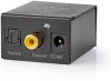 Nedis ACON2510BK digitális - analóg audio jel átalakító, Toslink , S/PDIF -> analóg RCA, 3.5mm jack