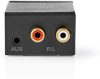 Nedis ACON2510BK digitális - analóg audio jel átalakító, Toslink , S/PDIF -> analóg RCA, 3.5mm jack