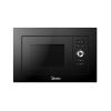 Midea AG820BS9 beépíthető grilles mikrohullámú sütő, 20liter, 1000/800Watt, fekete