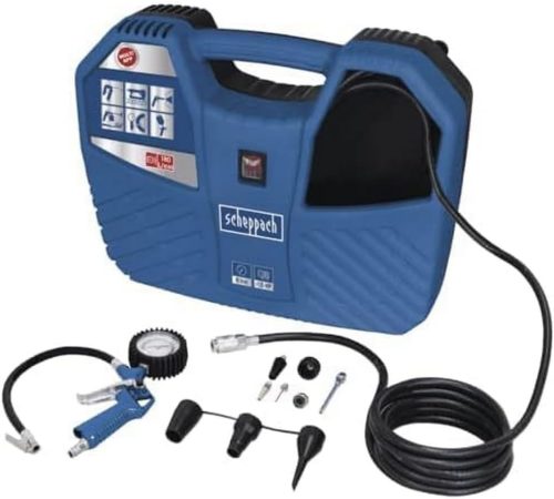Scheppach Air Force 2 olajmentes táskakompresszor, 1100Watt, 8bar, 230V (5906126901)