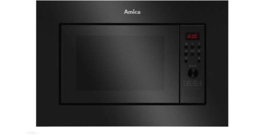 Amica AMGB20E2GB beépíthető grilles mikróhullámű sütő, 20liter, 700/ 900Watt, fekete