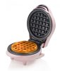 Bestron AMW500P mini gofrisütő, brüsszeli, 550Watt, rózsaszín