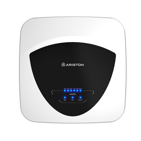 Ariston Andris Elite 15/5 EU vízmelegítő, 15liter, 1.2kW, alsó kifolyás, max, 80°C, max.8bar, Eco Evo funkció, IPX4