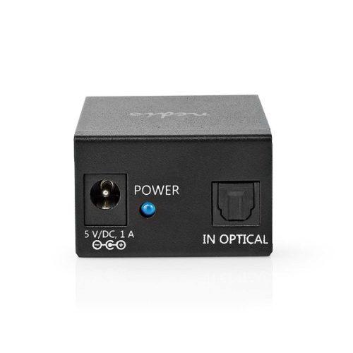 Nedis ASPL2512BK digitális audio jel elosztó, 1db optikai (TosLink) bemenet, 2x optikai (TosLink) kimenet