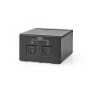 Nedis ASPL2512BK digitális audio jel elosztó, 1db optikai (TosLink) bemenet, 2x optikai (TosLink) kimenet