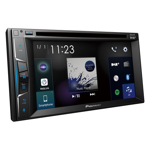 Pioneer AVH-A3200DAB multimédia fejegység, 2 DIN, 6,2" kijelző