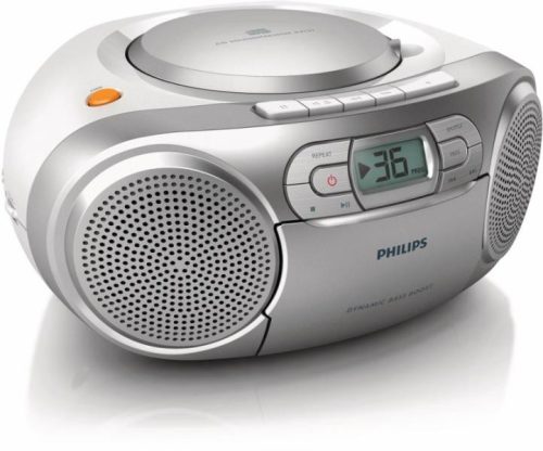 Philips AZ127/12 CD-s rádió, ezüst