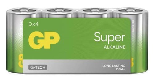 GP Batteries B01404 Super Alkáli D/LR20, góliát elem (4db/fólia)