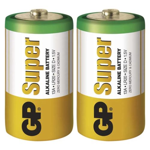 GP Batteries B1340 Super Alkáli D/LR20, góliát elem (2db/fólia)