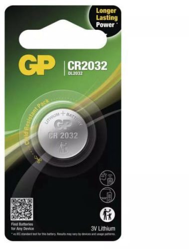 GP Batteries B1532 lítium gombelem CR2032/DL2032 (1db/bliszter)