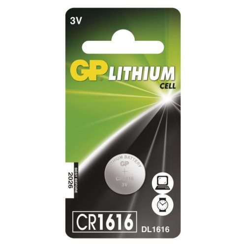 GP Batteries B15601 lítium gombelem CR1616/DL1616 (1db/bliszter)