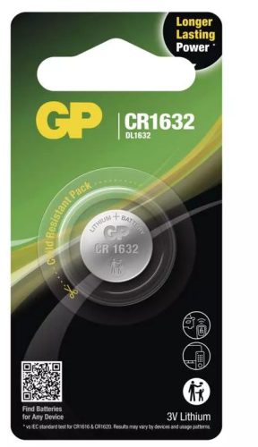 GP Batteries B15951 lítium gombelem CR1632/DL1632 (1db/bliszter)