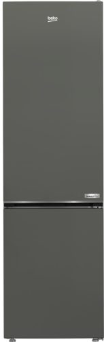 Beko B5RCNA405HG alulfagyasztós hűtőszekrény, 249/106liter, inverteres kompresszor, NoFrost, 37dB, titánszürke