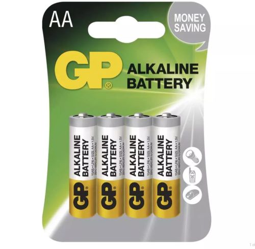 GP Batteries BA1321 Alkáli AA/LR6 ceruza elem (4db/bliszter)