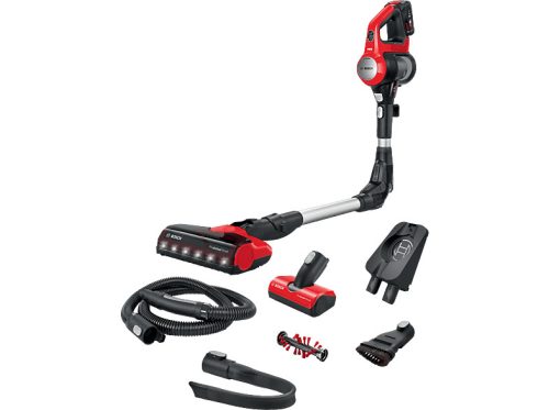 Bosch BBS711ANM Unlimited 7 ProAnimal akkumulátoros álló porszívó, 18V / 3Ah akku, 82dB, piros