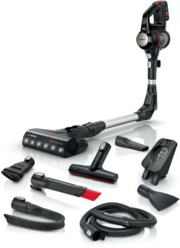 Bosch BCS711EXT Unlimited 7 vezeték nélküli álló porszívó, 18V, 3Ah, 3sebesség, 0.3literes tartály, 82dB, fekete