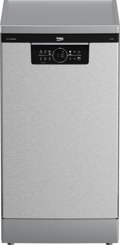 Beko BDFS26120XQ szabadonálló mosogatógép, 11teríték, 6program, 8.7liter, 46dB, acélszürke
