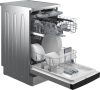 Beko BDFS26120XQ szabadonálló mosogatógép, 11teríték, 6program, 8.7liter, 46dB, acélszürke