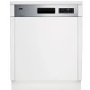 Beko BDSN28530X beépíthető mosogatógép, félig integrált, 15teríték, 9.9liter, 6program, 45dB, inox