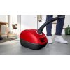 Bosch BGB41PET1 Serie 4 ProAnimal porzsákos porszívó, 700Watt, 4literes porzsák, 75dB, piros