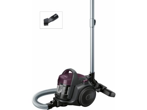 Bosch BGC05AAA1 Serie 2 porzsák nélküli porszívó, 700Watt, 1.5literes portartály, 78dB, lila
