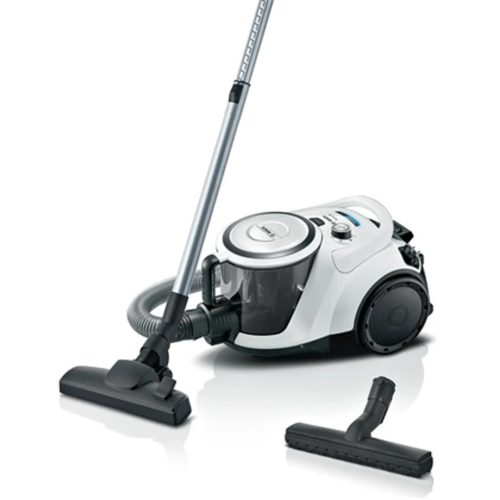 Bosch BGS41K332 porzsák nélküli porszívó, 550Watt, 2.4literes portartály, 72dB, fehér