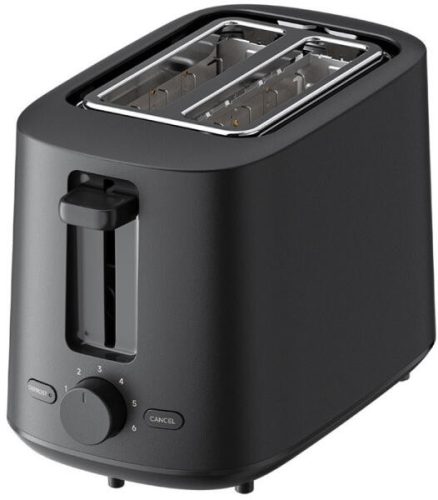 Xiaomi Toaster két szeletes kenyérpirító, 930Watt, 6 fokozat, fekete (BHR8811EU)