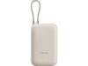 Xiaomi Power Bank külső akkumulátor, 10000mAh, 22.5Watt, integrált kábel, világosbarna (BHR9072GL)