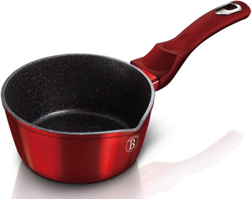 Berlinger Haus BH-1255N Burgundy Edition szószos lábas, 16 x7cm, 1.2l, indukciós, márvány bevonat