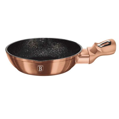Berlinger Haus BH-6133 Rose Gold Edition mini serpenyő, 16x7.5cm, 1.2l, indukciós, márvány bevonat