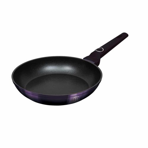 Berlinger Haus BH/6626 Purple Eclipse Collection serpenyő, 28x5,2 cm, 2,4 l, indukciós, 3 rétegű titán bevonat, metál lila-fekete