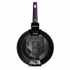 Berlinger Haus BH/6626 Purple Eclipse Collection serpenyő, 28x5,2 cm, 2,4 l, indukciós, 3 rétegű titán bevonat, metál lila-fekete